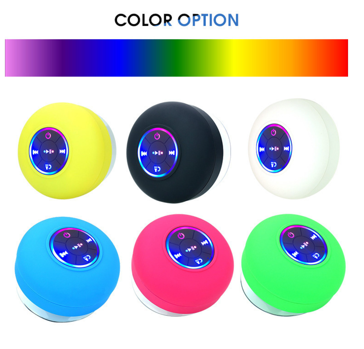 Portable Waterproof RGB Bluetooth Speaker